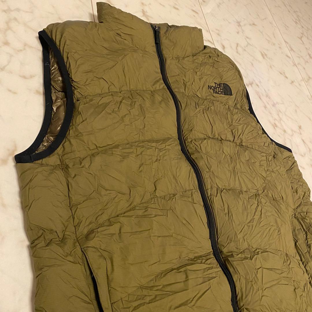 THE NORTH FACE ダウンベスト カーキ　ND91649