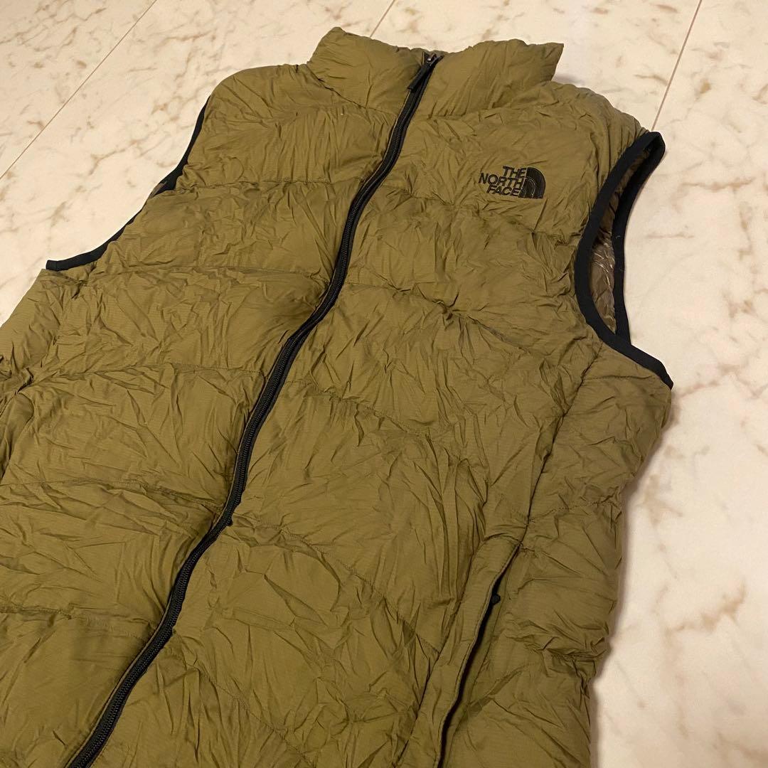 THE NORTH FACE ダウンベスト カーキ　ND91649