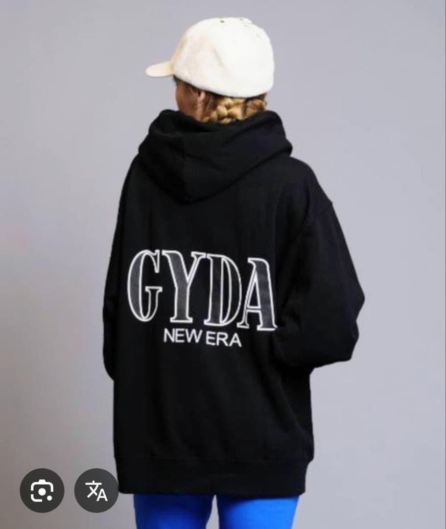 即完売！　GYDA ジェイダ　NEW ERA　ニューエラ コラボパーカー　 L