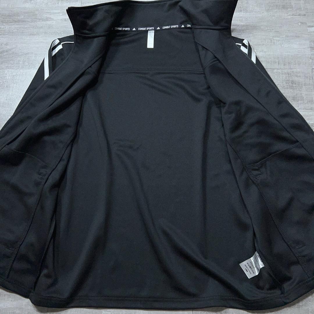 新品 正規品 アディダス ジャージ セットアップ 上下 黒 Adidas L