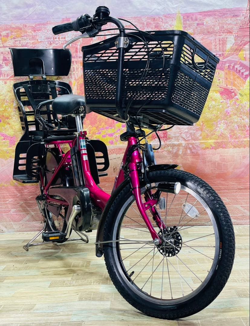 ZK3681 電動自転車 ヤマハ パスキス 子供乗せ 20インチ 送料無料