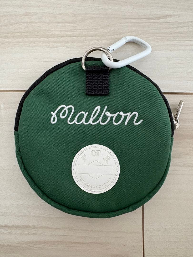 Malbon porter 別注限定品 ゴルフ ボールケース ポーチ