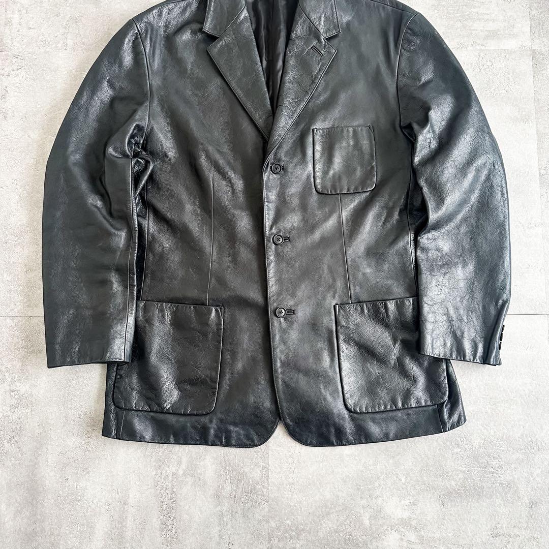 90s~ Old GAP オールドギャップ レザー テーラード ジャケット