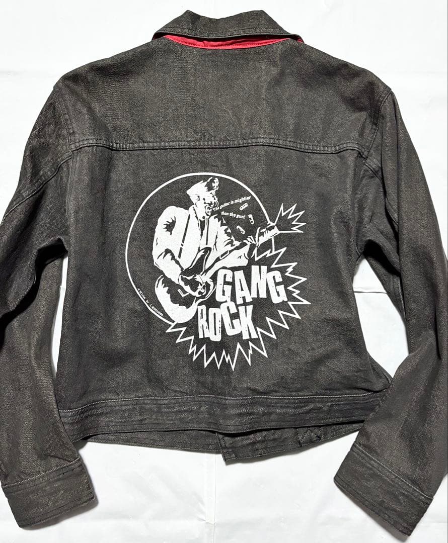 懸賞非売品 80's MODS モッズ 森山達也 デニム ライダース ジャケット