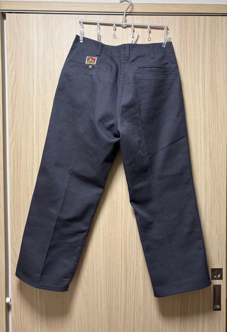 90s USA製 BEN DAVIS フリスコ チャコールグレー W80cm