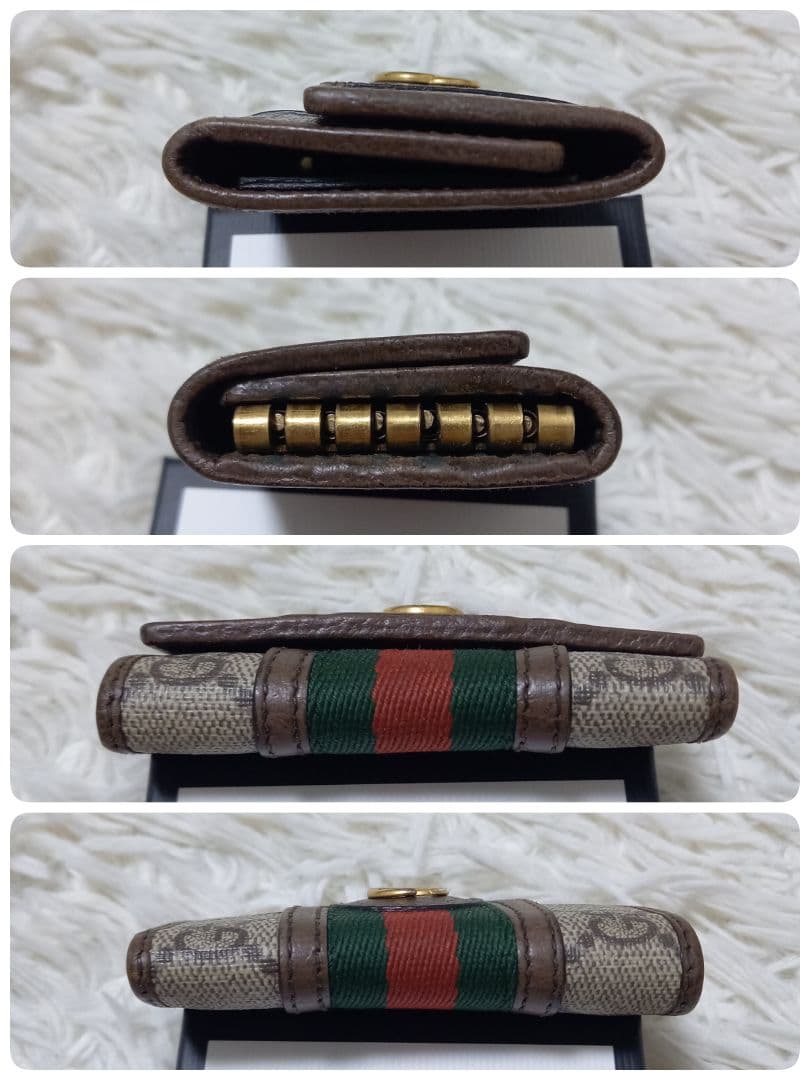 ●箱付き●　グッチ　シェリーライン　GGマーモント　オフィディア　6連キーケース