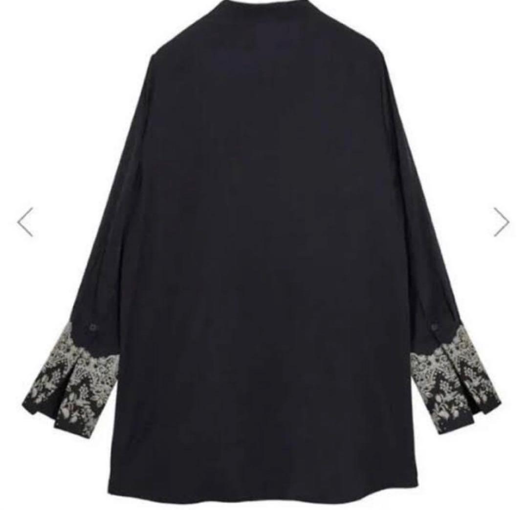 トップス AMERI EMBROIDERY CUFF BLOUSE