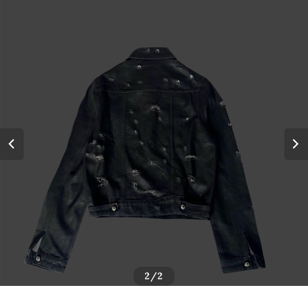 ジャケット・アウター HEXED coating denim jacket