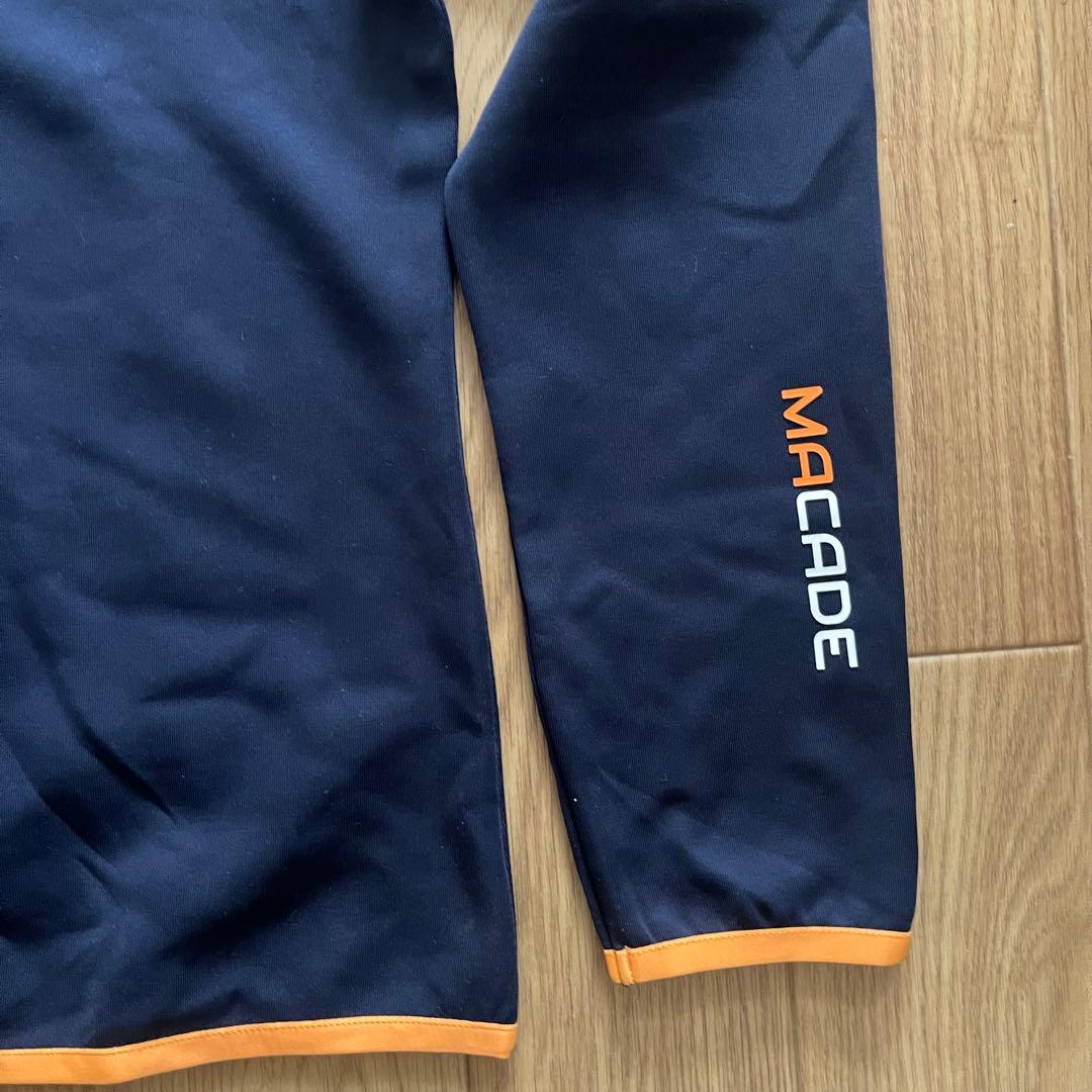 新品】MACADE ゴルフ ウェア ハーフジップトップ Sサイズ ネイビー 長袖