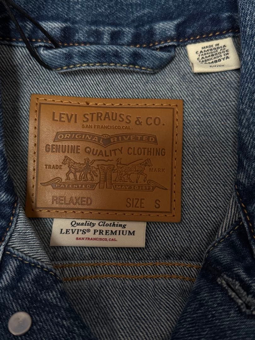 Levi's TYPE I デニムジャケット Sサイズ ミディアムインディゴ