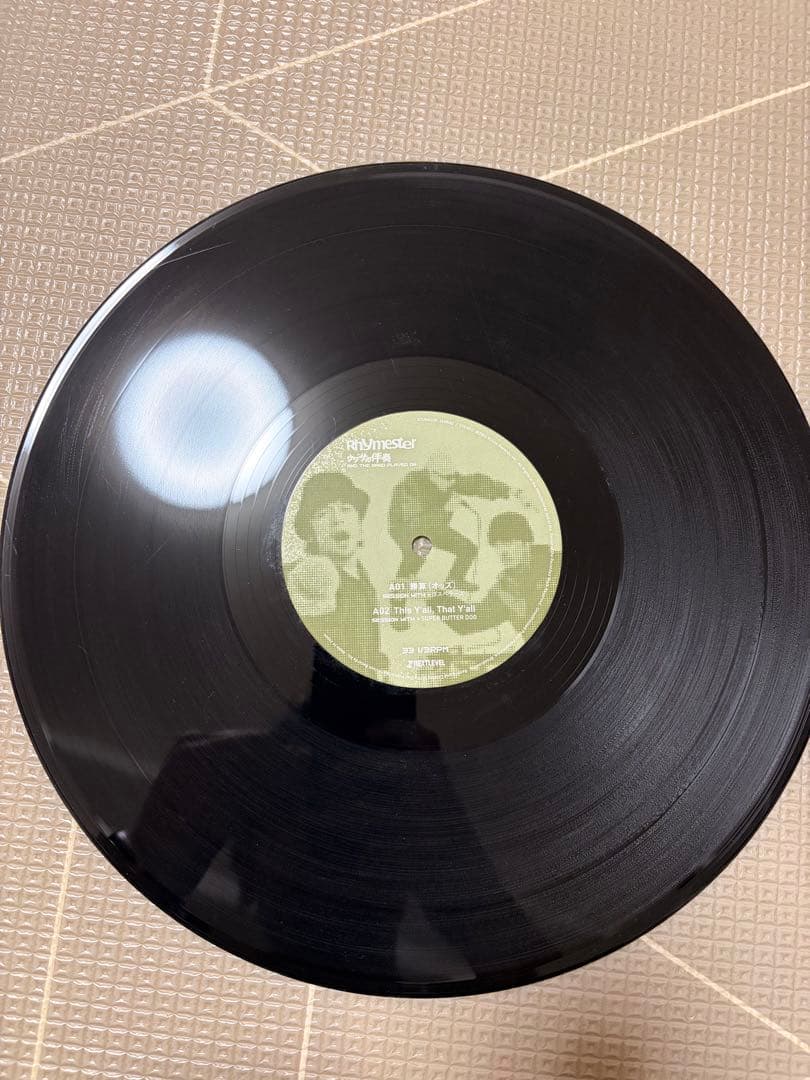 【レア盤】Rhymester ウワサの伴奏 レコード 2LP 日本語ラップ