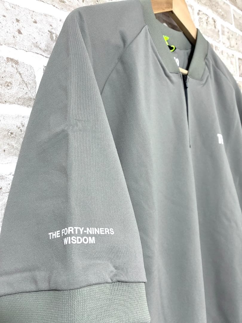 【早い者勝ち✨】新品 TFW49 メンズ 半袖 ハーフジップスウェット XL