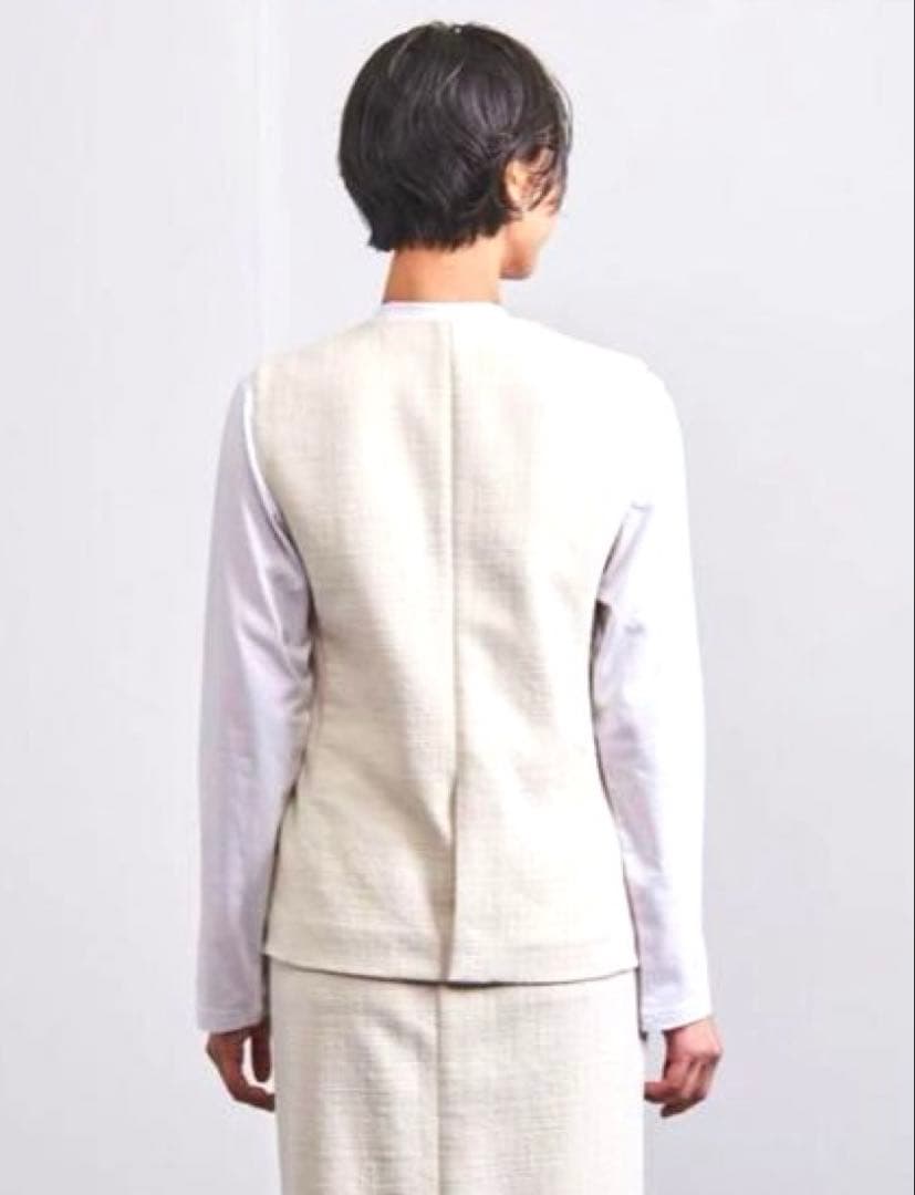 【美品/UNITED ARROWS】c/p vネック ボタンベストw