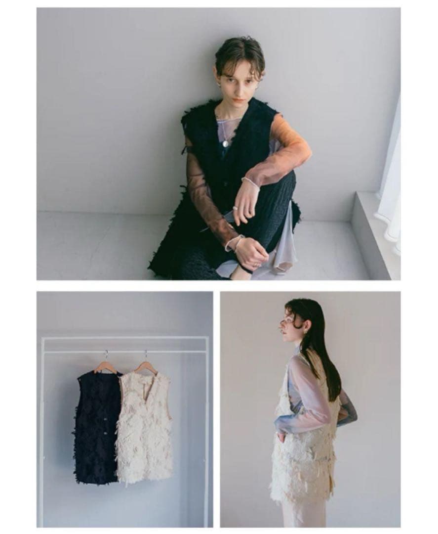 sahara Cut Jacquard Vest marte マルテ