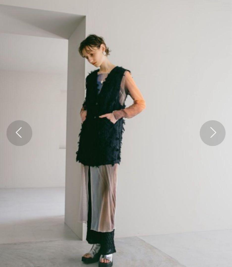 sahara Cut Jacquard Vest marte マルテ