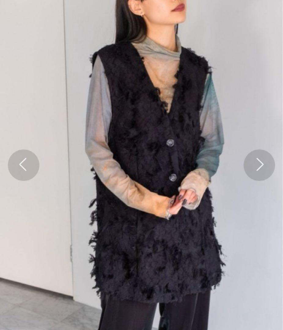 sahara Cut Jacquard Vest marte マルテ