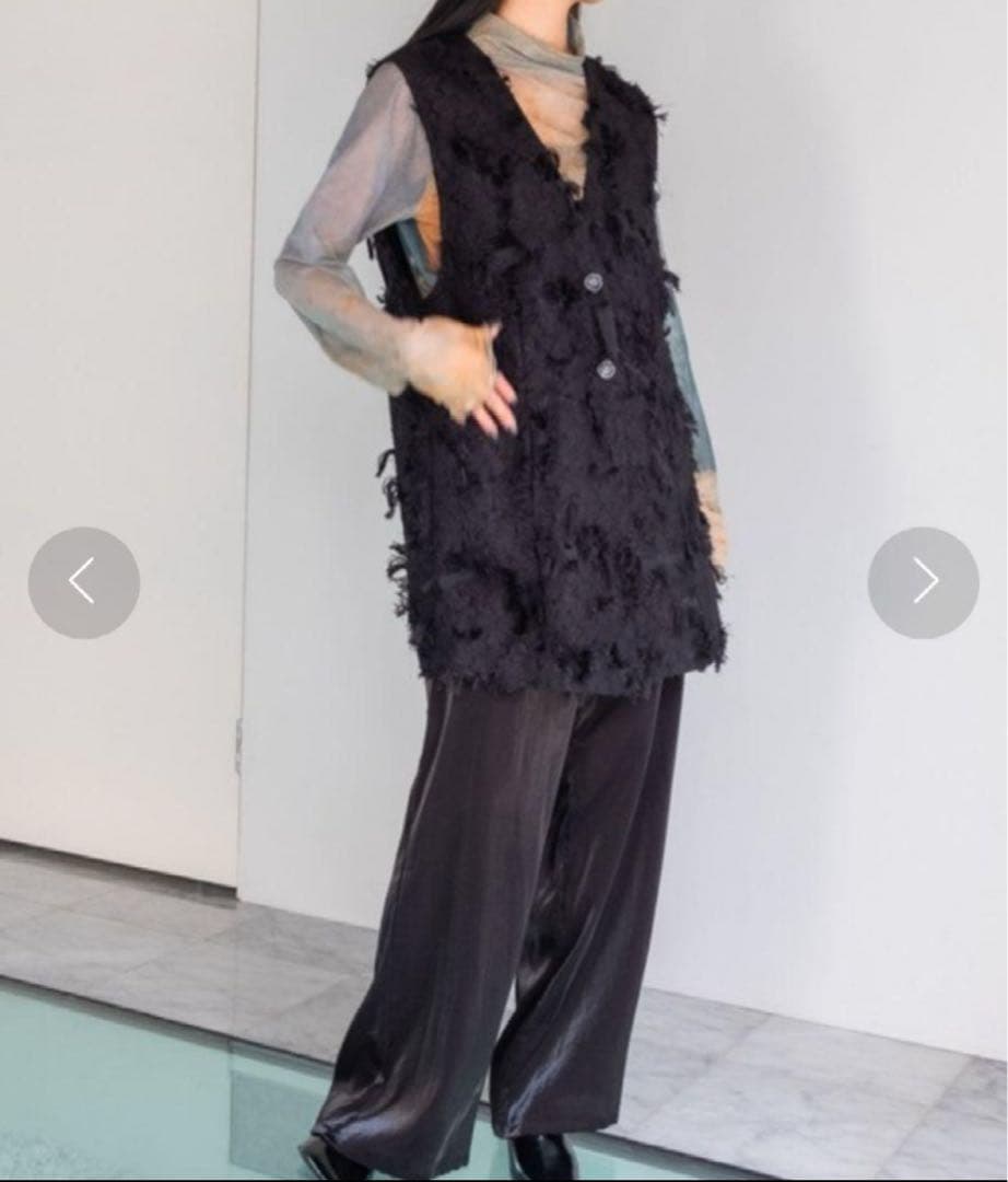 sahara Cut Jacquard Vest marte マルテ