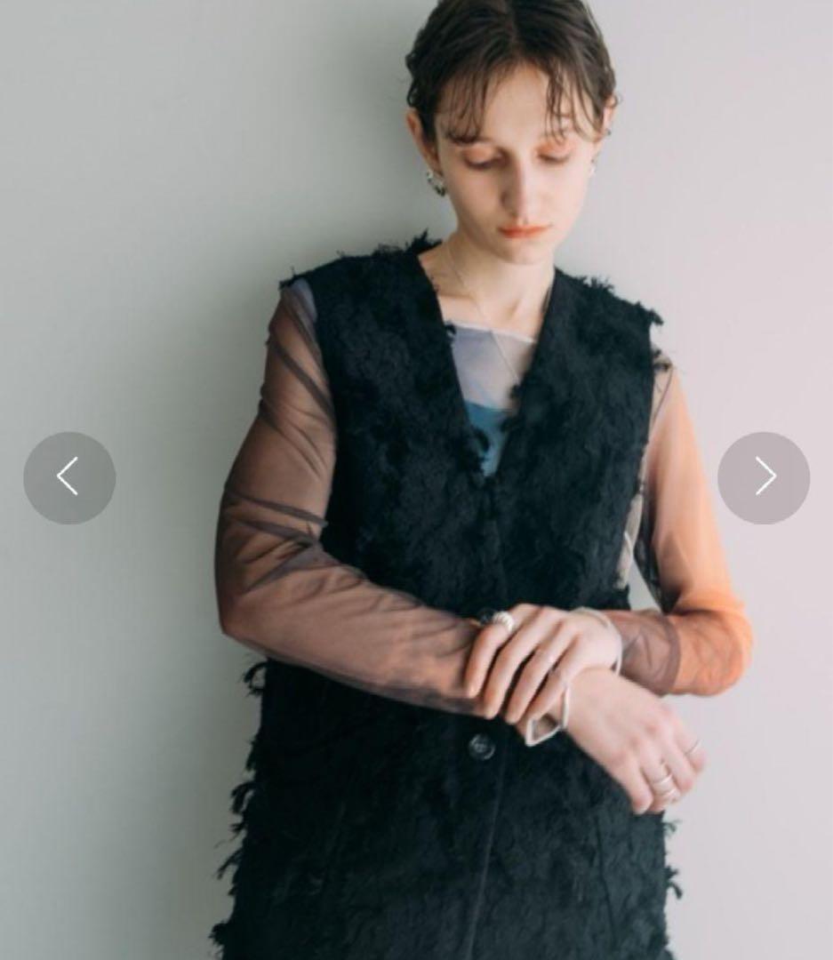 sahara Cut Jacquard Vest marte マルテ