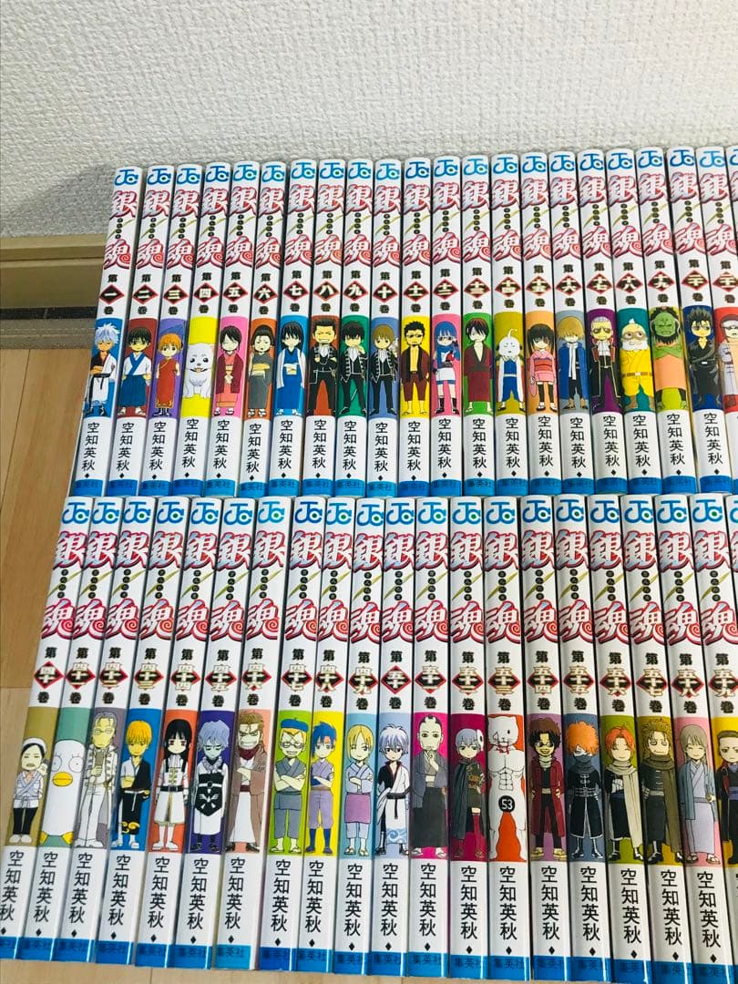 【81冊セット】銀魂　1-77巻　全巻セット　＋関連本4冊