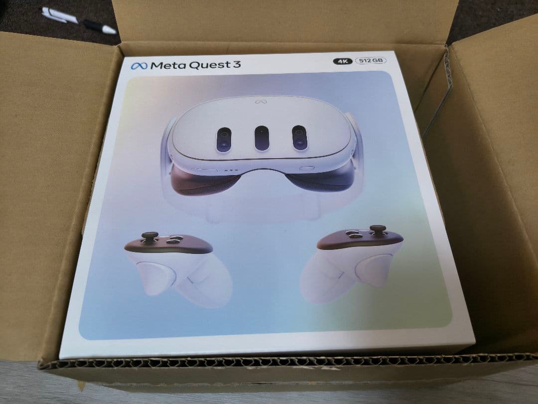 2026/3/25購入、使用6h  Quest 3 512GB
