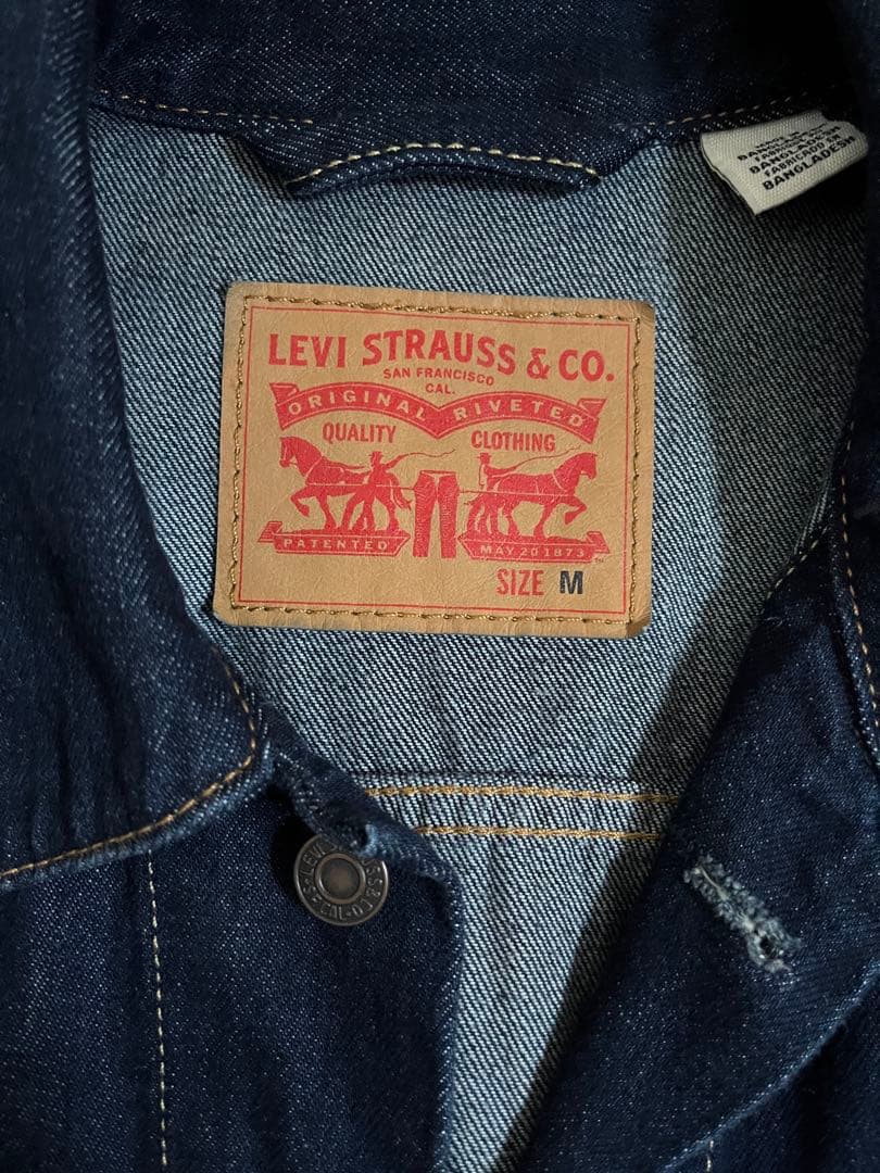 Levi's Gジャン Mサイズ ダークデニム