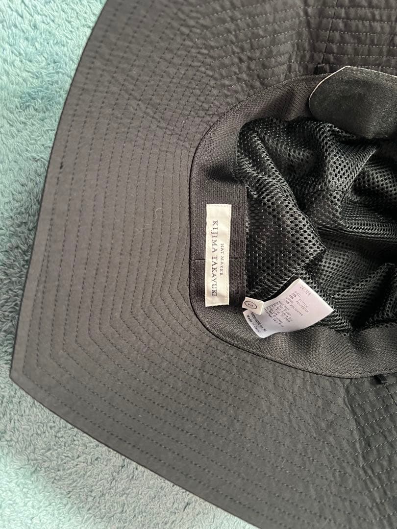 キジマタカユキ COTTON POLY PENTAGON BRIM HAT