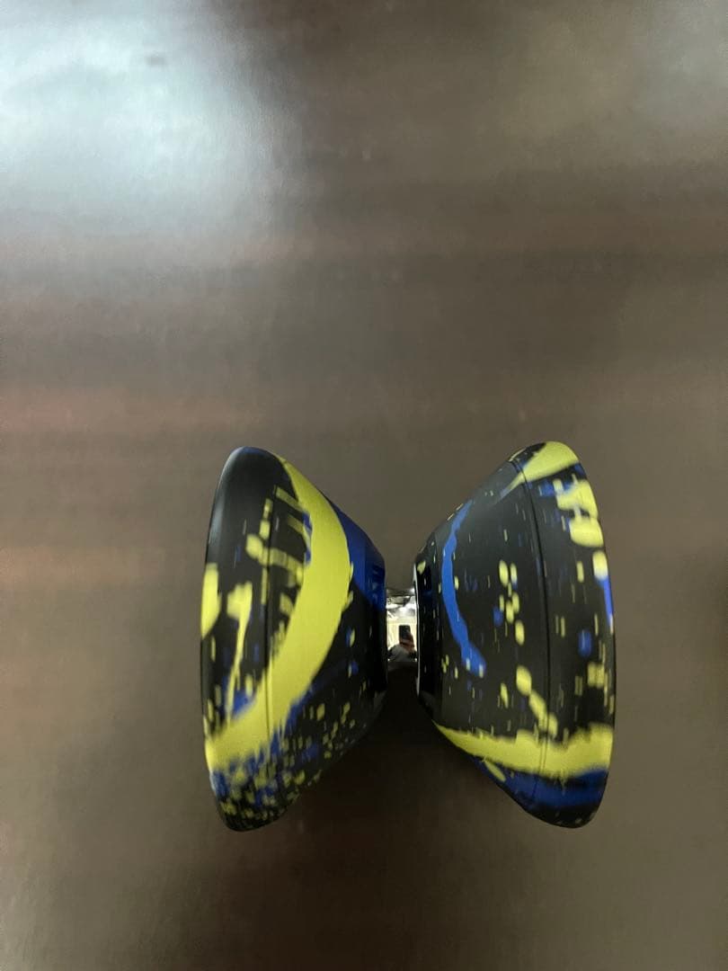 C3yoyodesign Krown.wsヨーヨー 青・黄・黒スプラッシュカラー