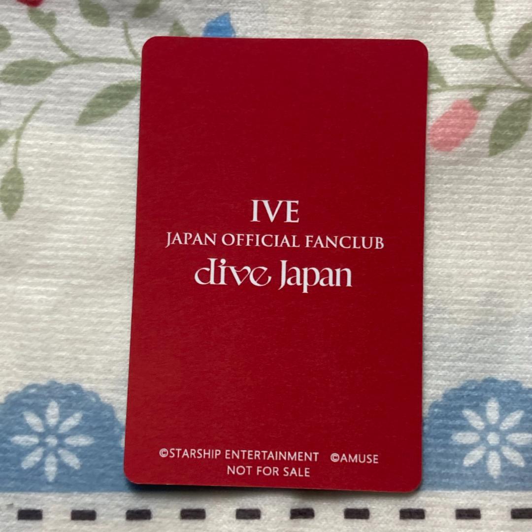 IVE ウォニョン 継続特典 FC DIVE JAPAN 長期会員 トレカ