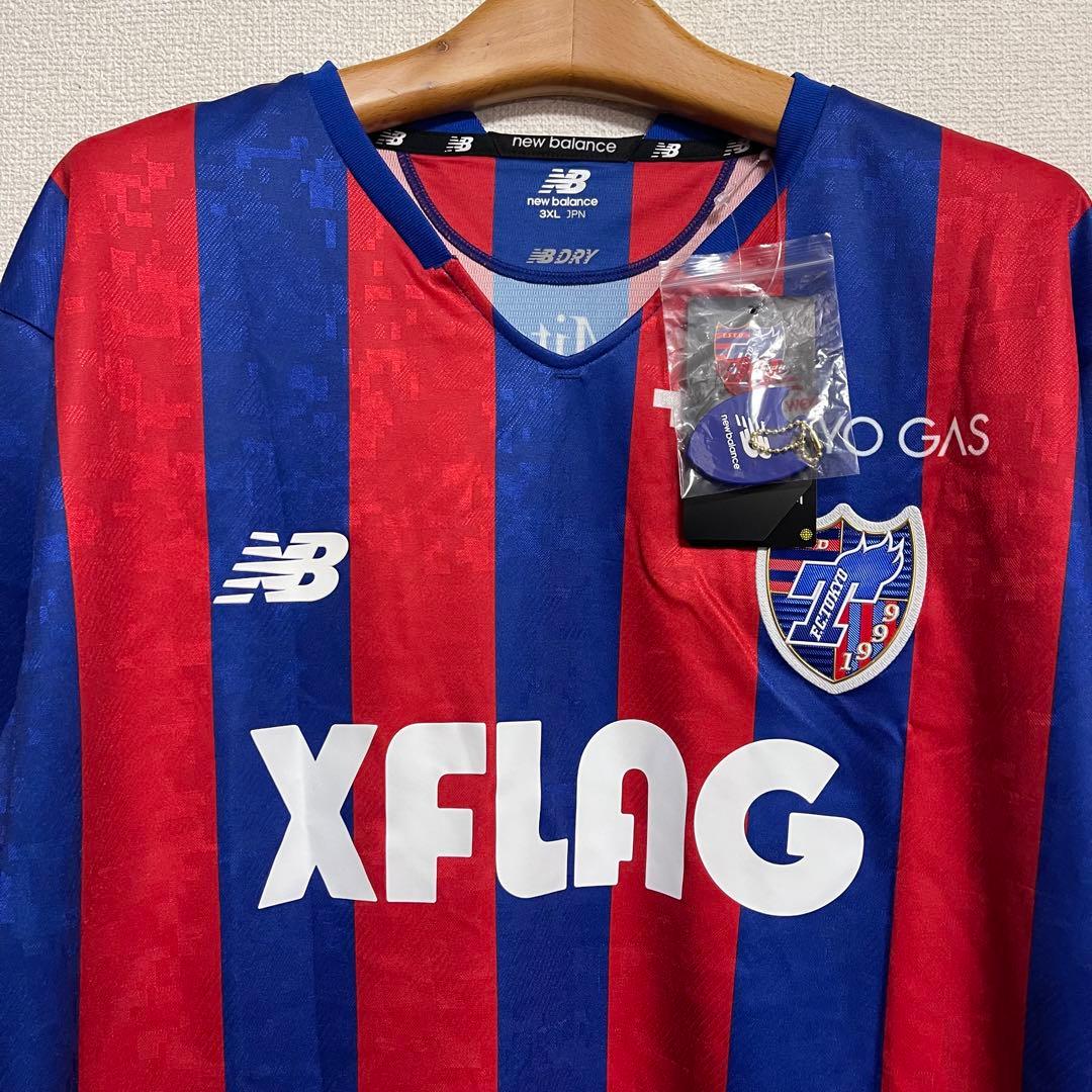 お*太様 新品長袖レア★FC東京 渡辺剛選手ユニフォーム ニューバランス製 3X