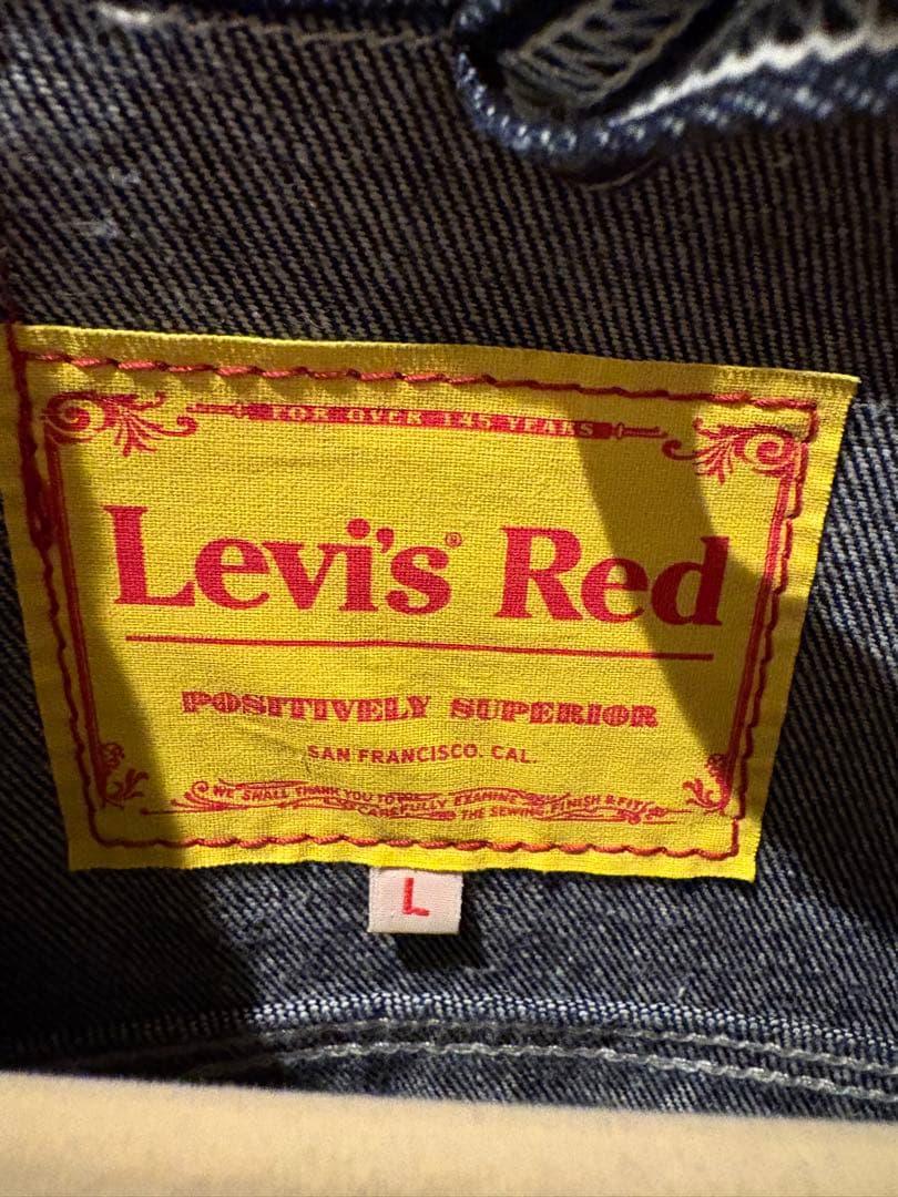 Levi's Red デニムジャケットパンツセットアップ　L/w34