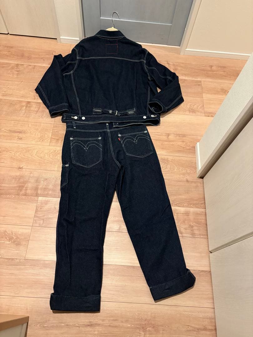 Levi's Red デニムジャケットパンツセットアップ　L/w34