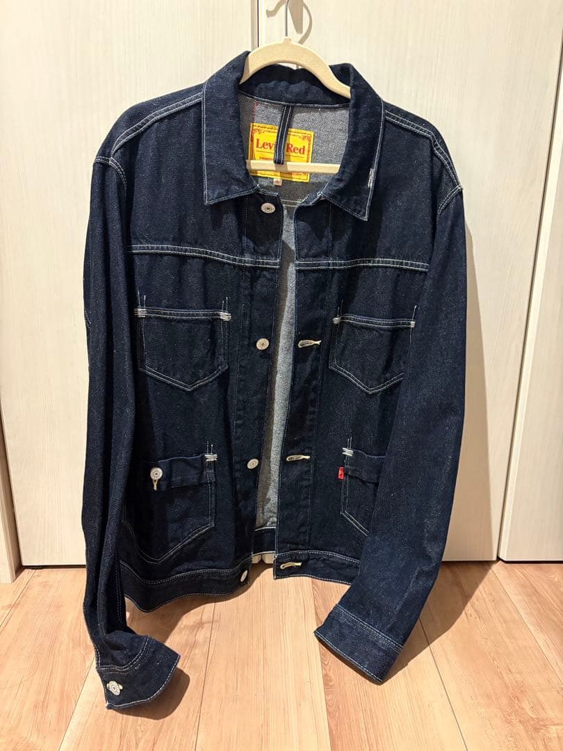 Levi's Red デニムジャケットパンツセットアップ　L/w34