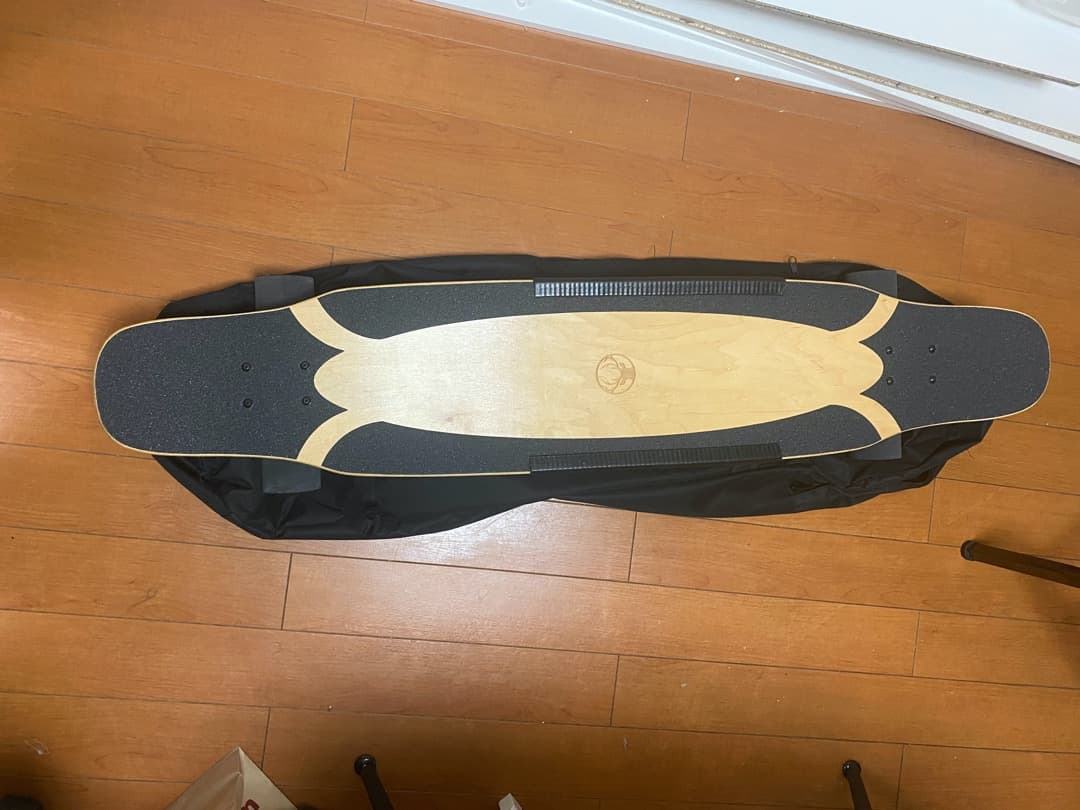 新品未使用　ロングボード　スケートボード　バッグ付き