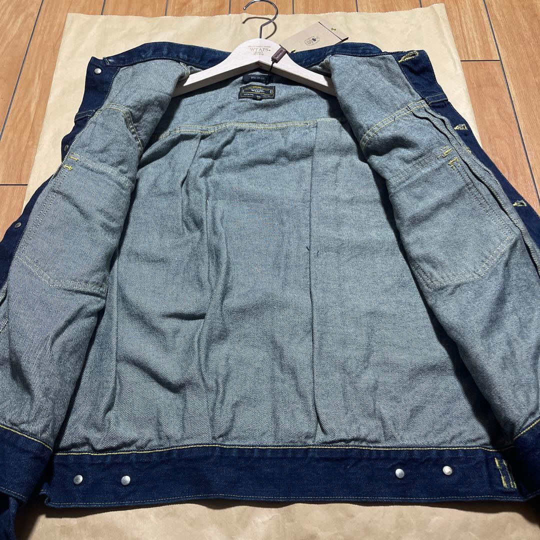 未使用品　WTAPS ダークブルー 2ndタイプ　デニムジャケット