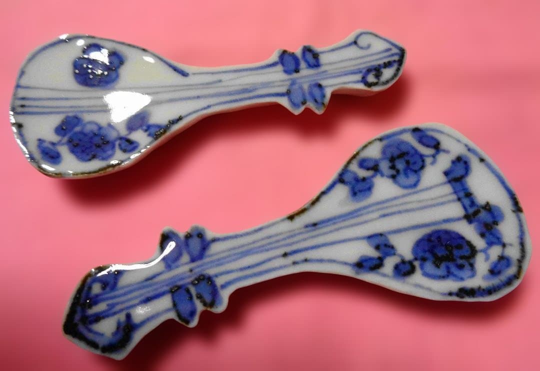 九谷焼き　須田菁華　箸置き