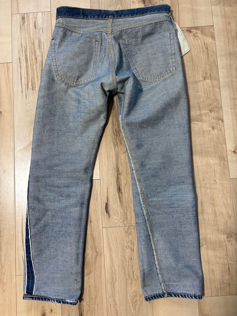 60s LEVI'Sリーバイス502 BIGE 最初期ノーリペアW31.5L28