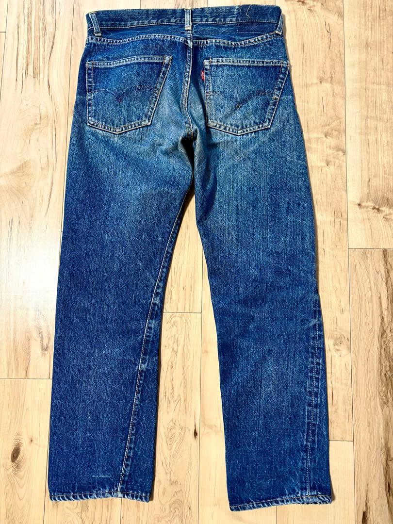 60s LEVI'Sリーバイス502 BIGE 最初期ノーリペアW31.5L28