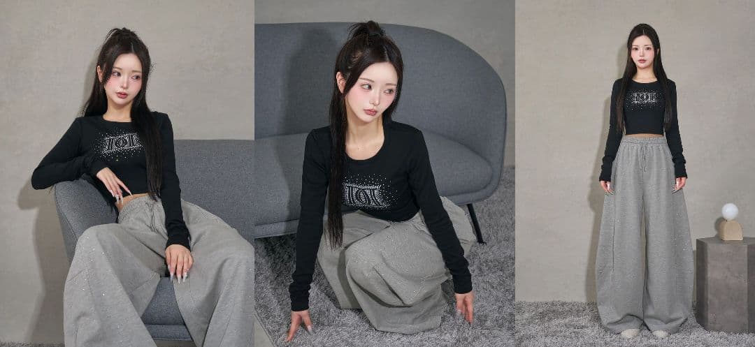 ダーリッチ darich シャイニーDDロゴコンパクトロングTシャツ ホワイト