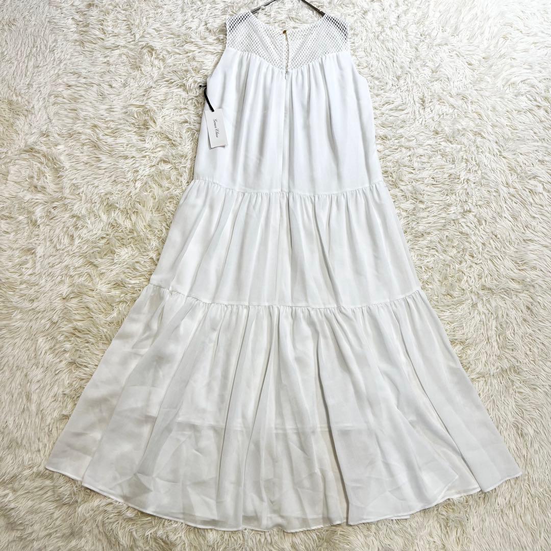 新品タグ付き✨グレースクラス 2024SS シアードレープマキシワンピース 38