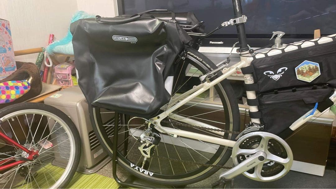 ローリー バイクパッキング キャンプ バイク、写真をご覧ください