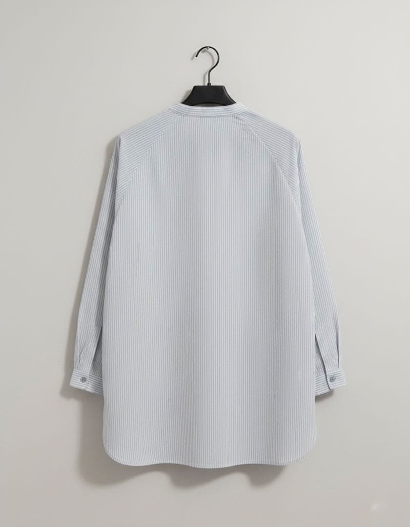 【美品】休日と詩｜バターサンドシャツ・TY-2571 グレーストライプ