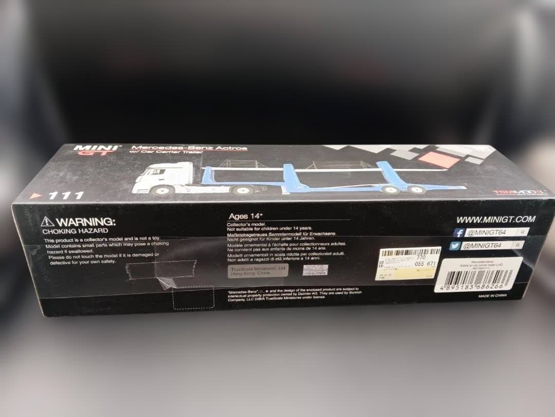 MINI GT 1/64 メルセデス・ベンツ アクトロス