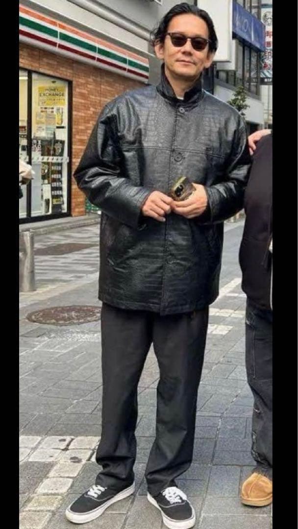 ジャケット・アウター Supreme 22ss Faux Croc Car Coat Black