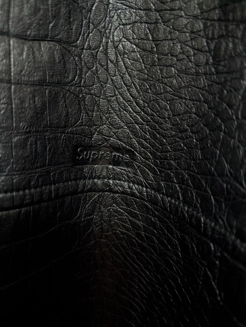 ジャケット・アウター Supreme 22ss Faux Croc Car Coat Black