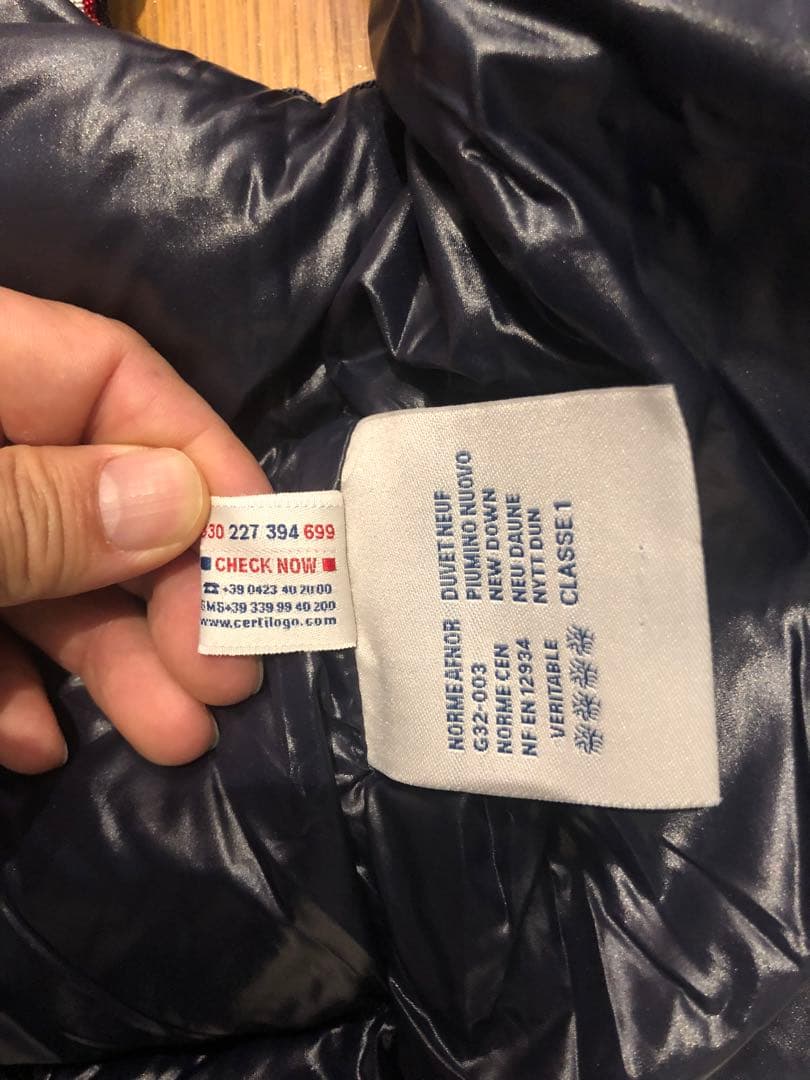 モンクレール　MONCLER ダウンベスト 正規品 ネイビー　レア