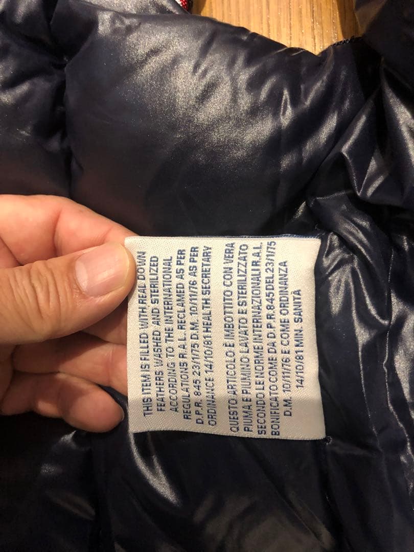 モンクレール　MONCLER ダウンベスト 正規品 ネイビー　レア