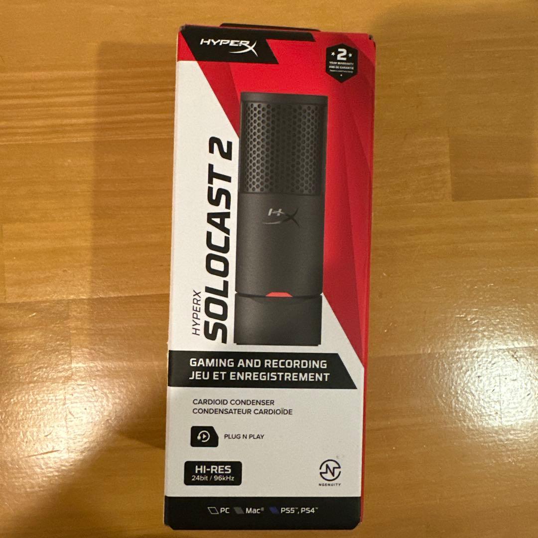 HyperX SOLOCAST 2 コンデンサーマイク　ソロキャスト2