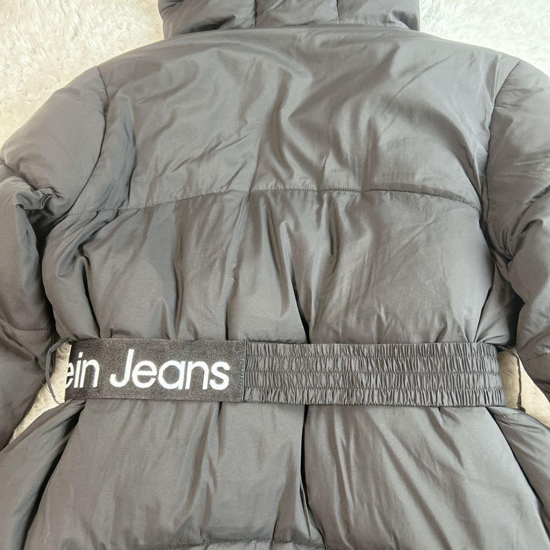新品未使用  JEANSダウンジャケット ロゴベルトs