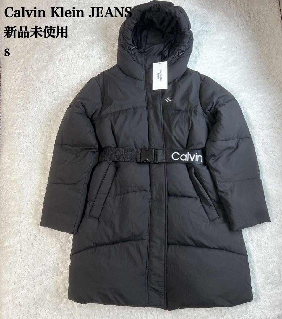 新品未使用  JEANSダウンジャケット ロゴベルトs