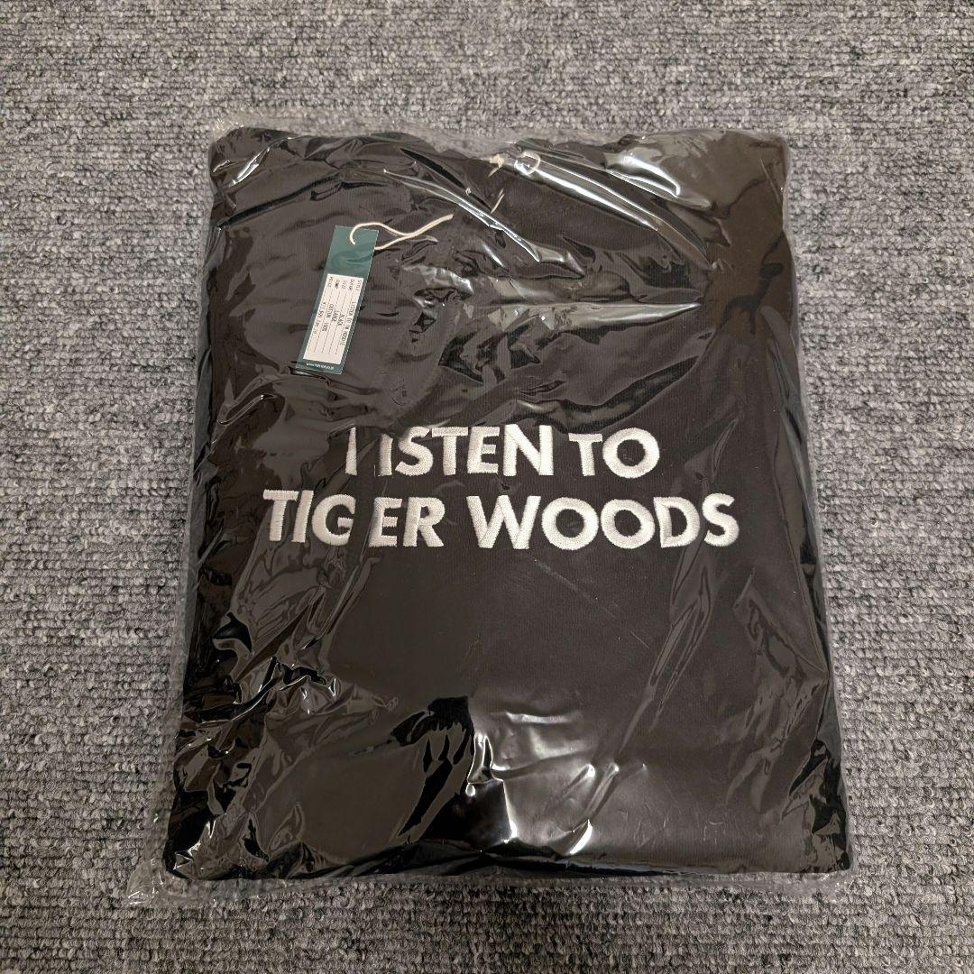 HIIT LISTEN TO TW HOODIE パーカー ブラック